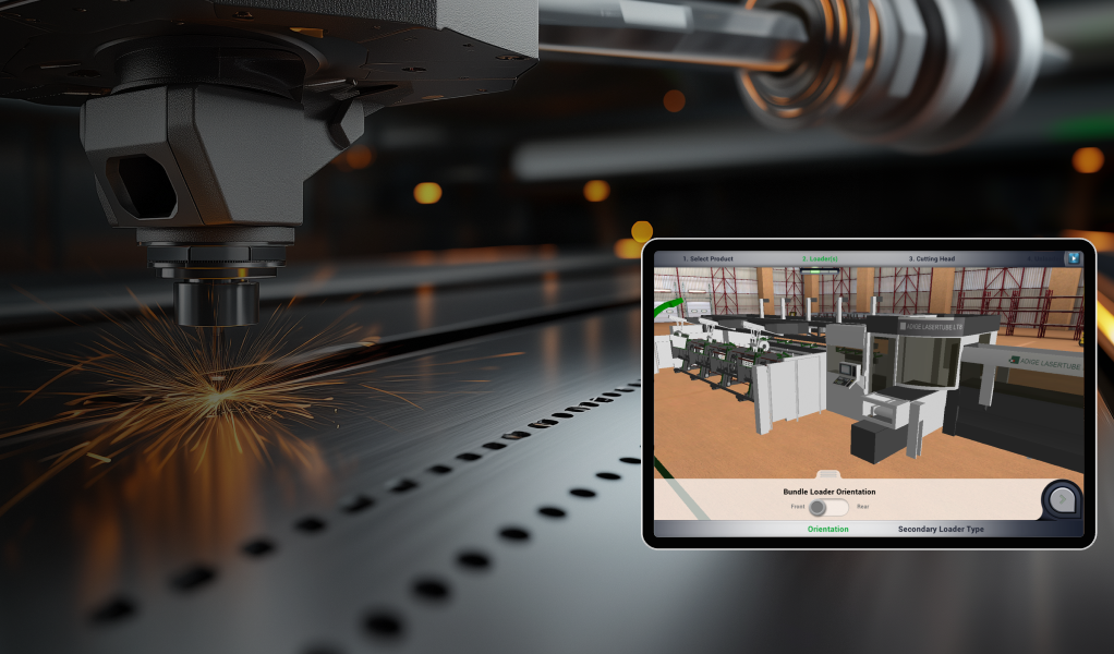 3d configurator for tube laser list