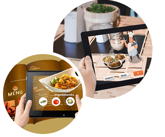 AR menus