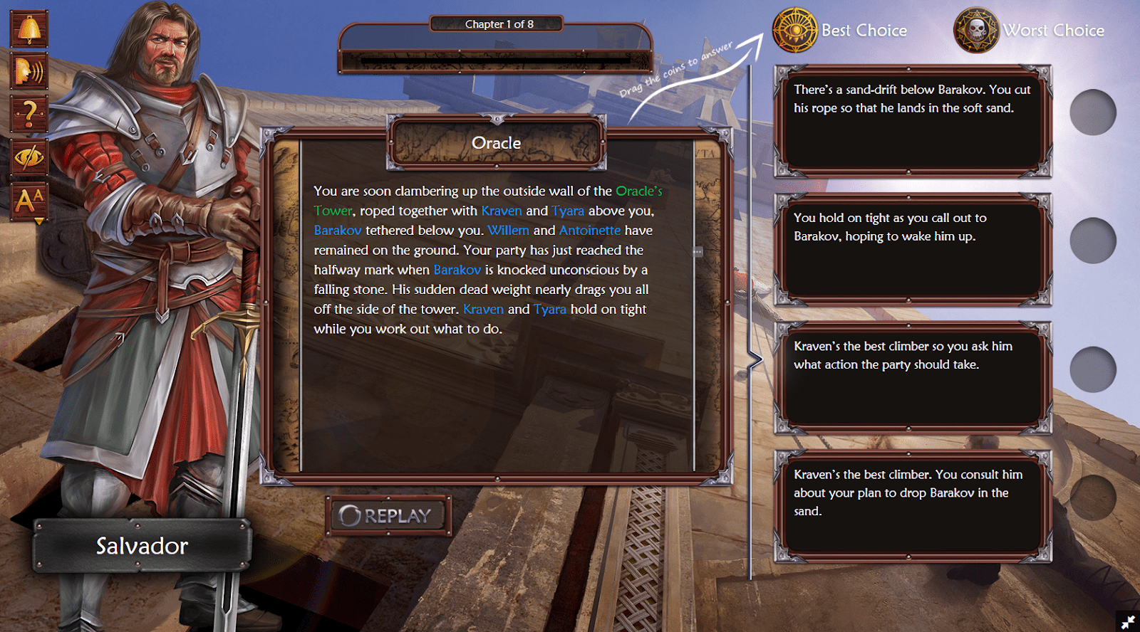 Owiwi game interface