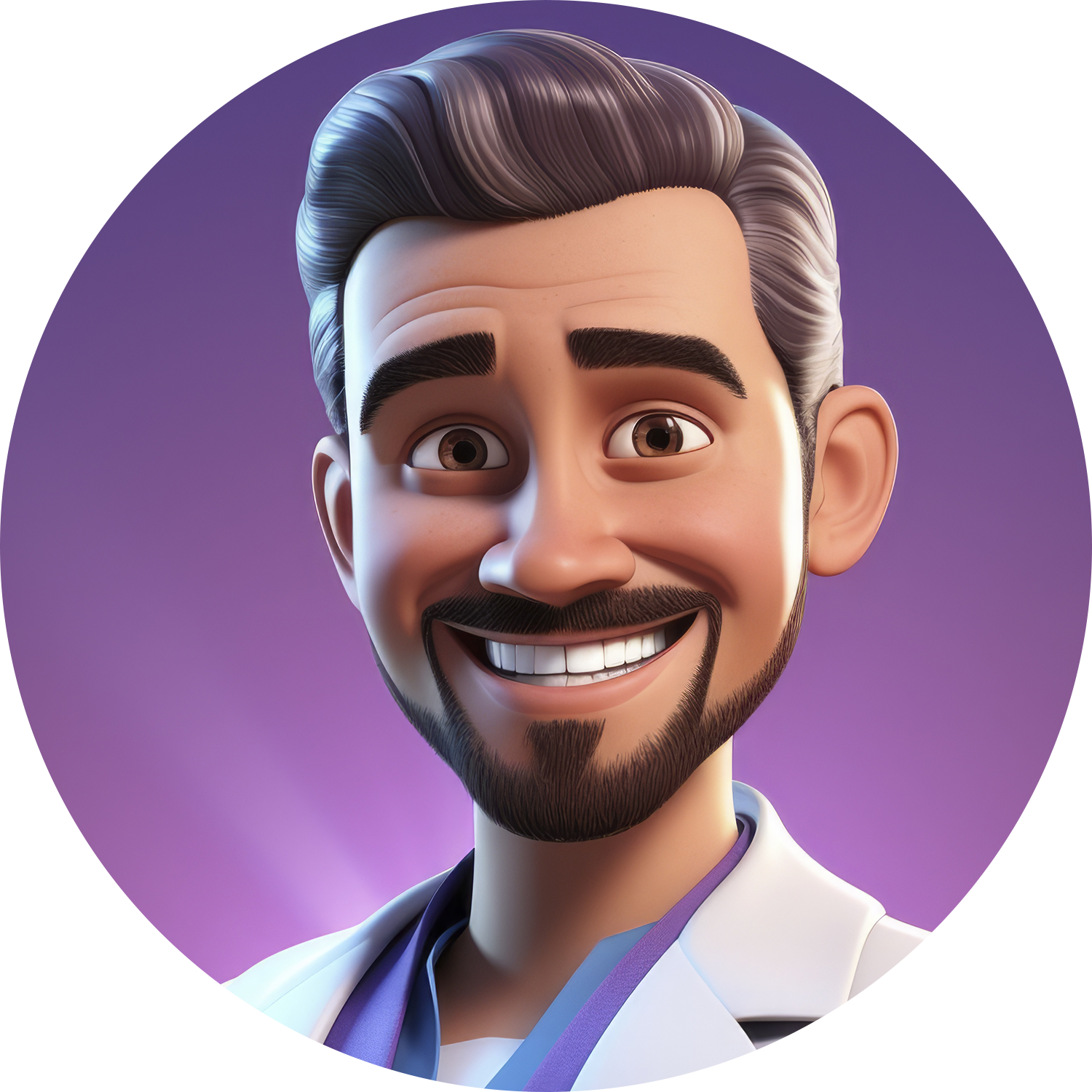 AI avatar male doctor