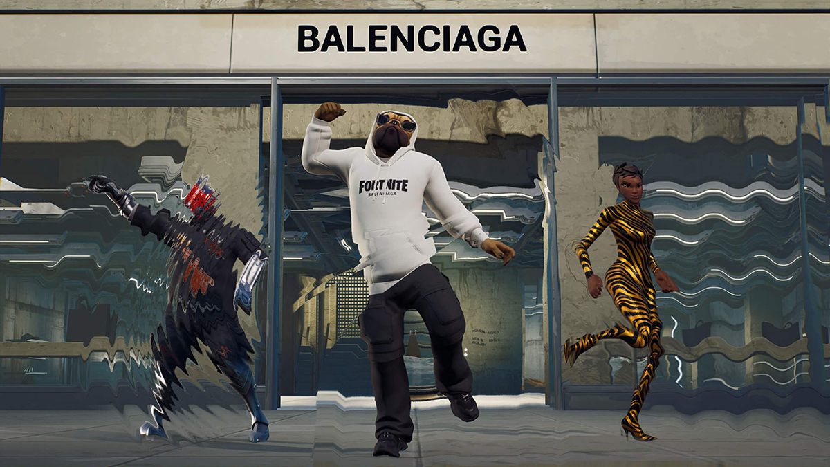 Balenciaga in Fortnite