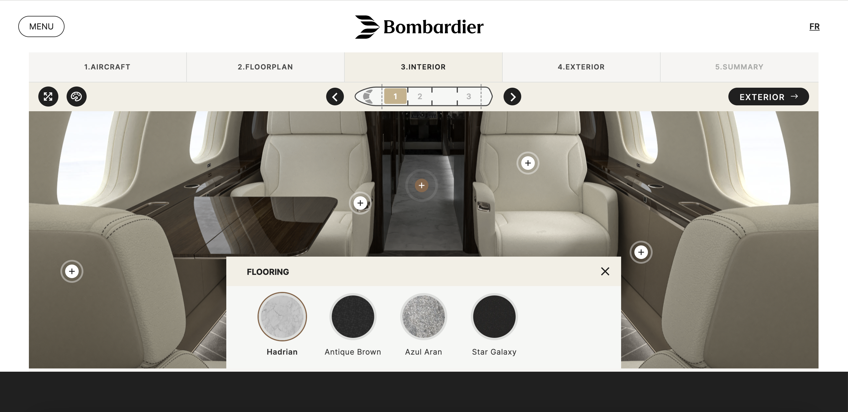 Bombardier Jet / Private Plane Configurator
