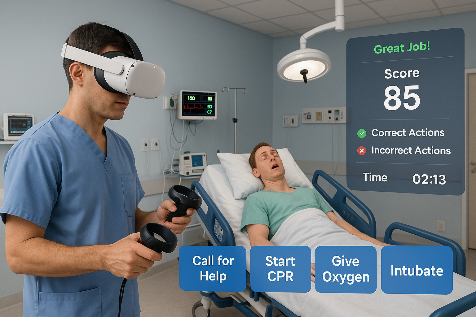 Gamified simulation in healthcare