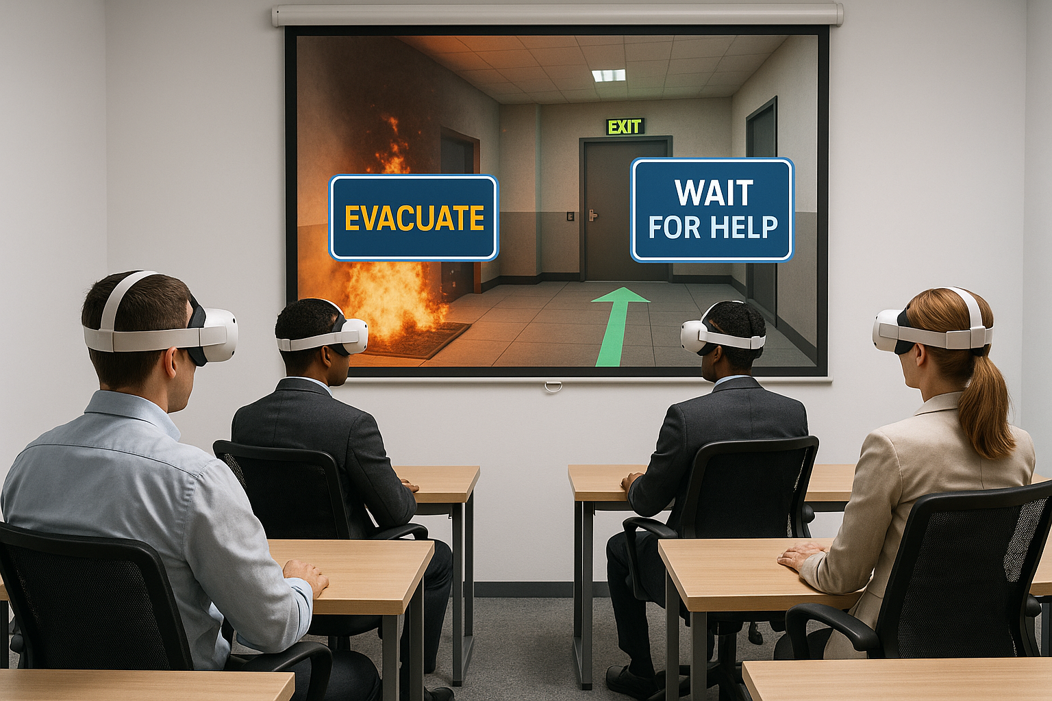 Gamified simulation of emergency situations