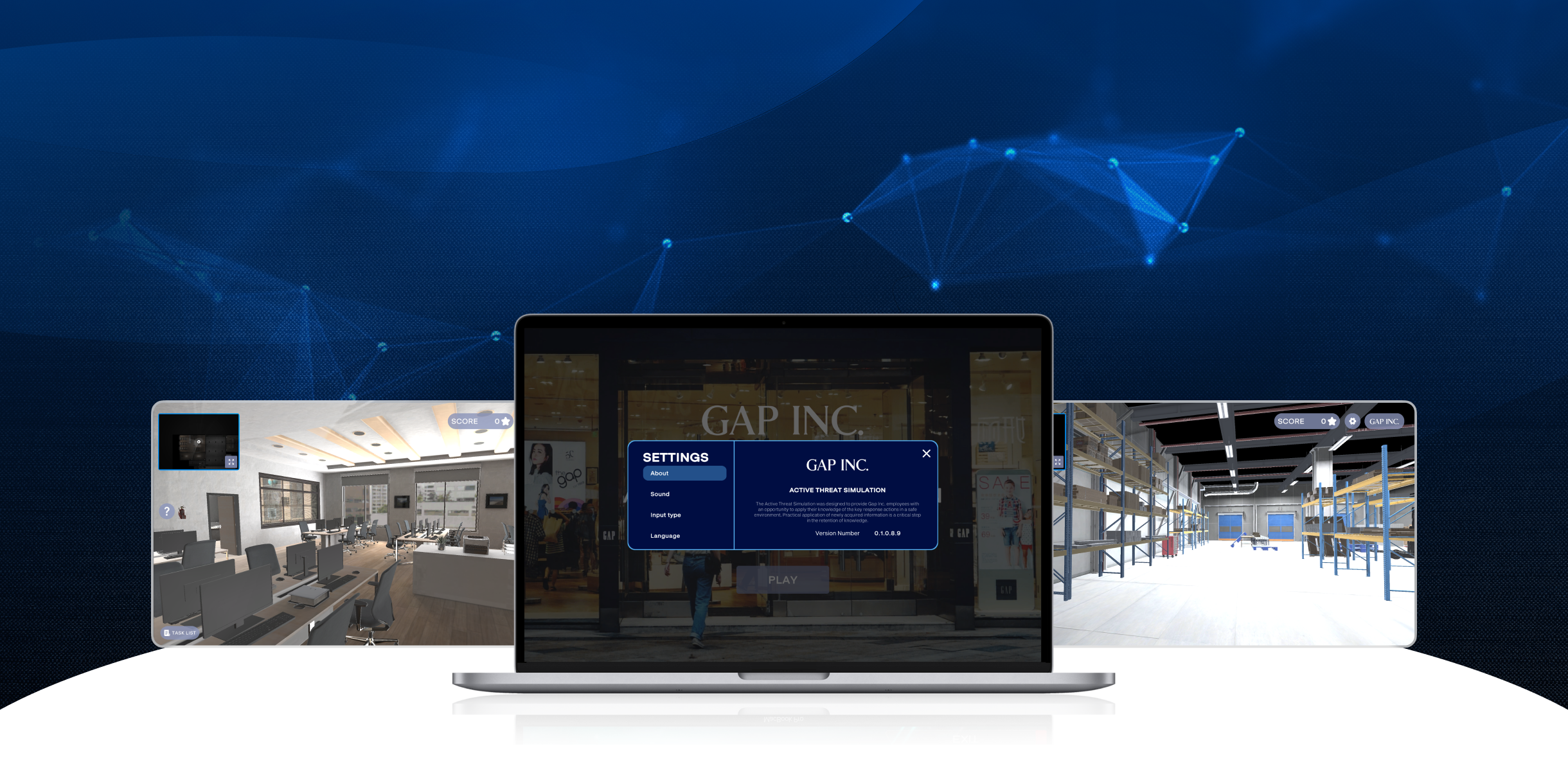 Gap inc active threat simulation header