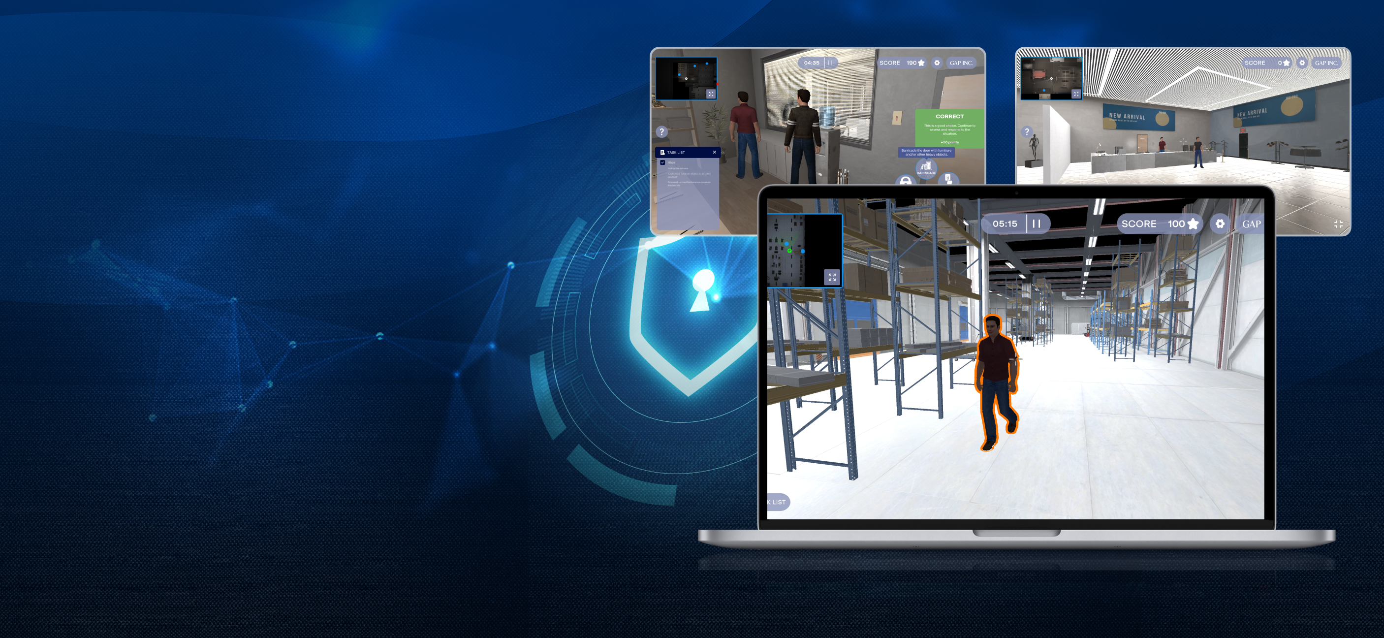 Gap inc active threat simulation list