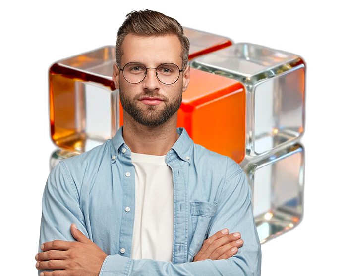 Full-stack developer portrait