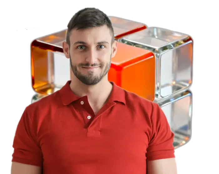 JavaScript developer portrait