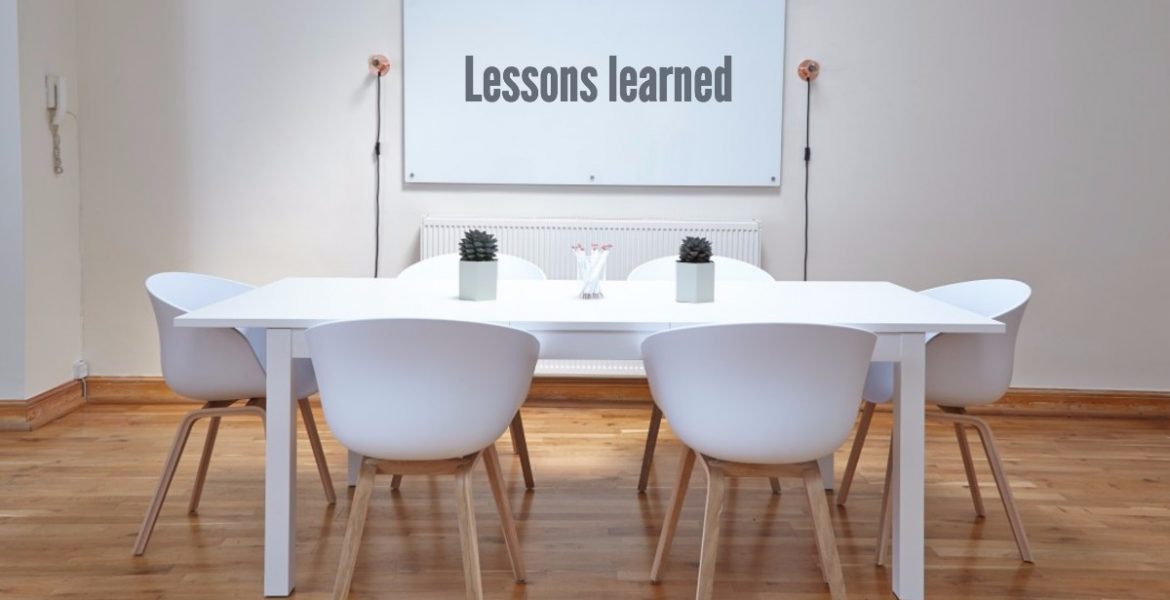 Lessons learned in software development