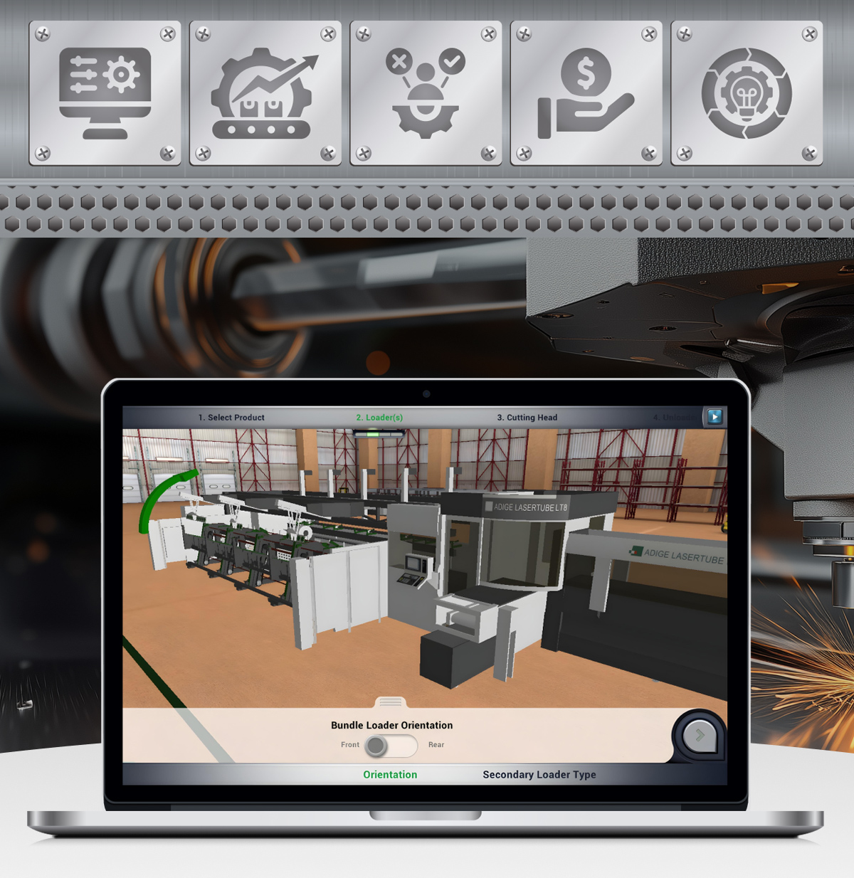 Laser cutting homepage