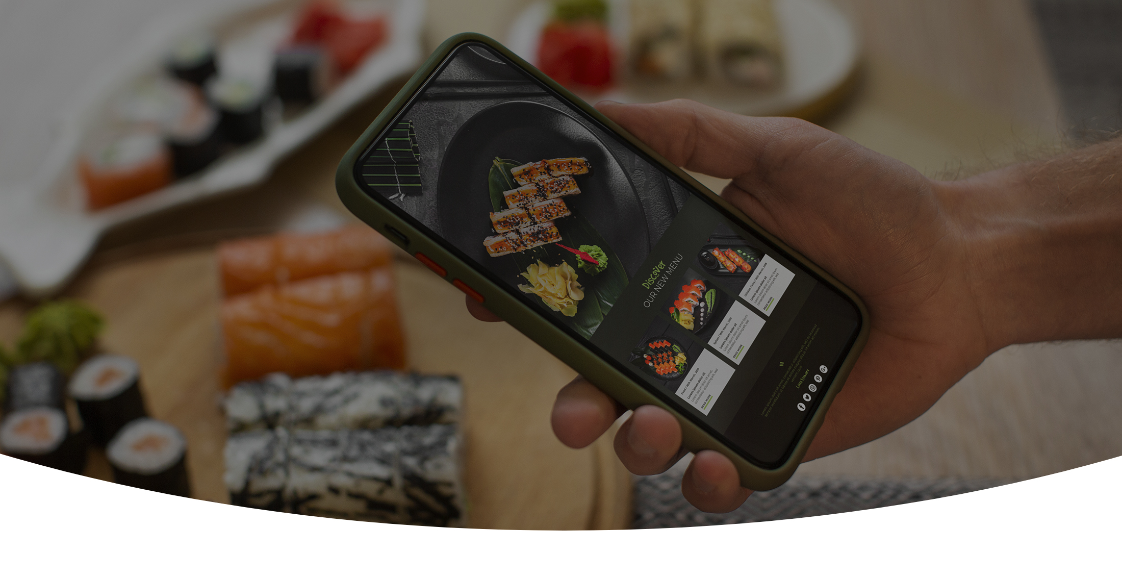 Oishiiaireating ar japanese food app bg image