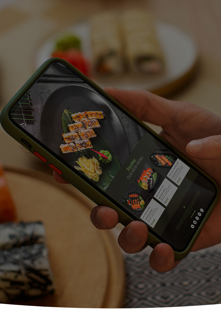 Oishiiaireating ar japanese food app bg image
