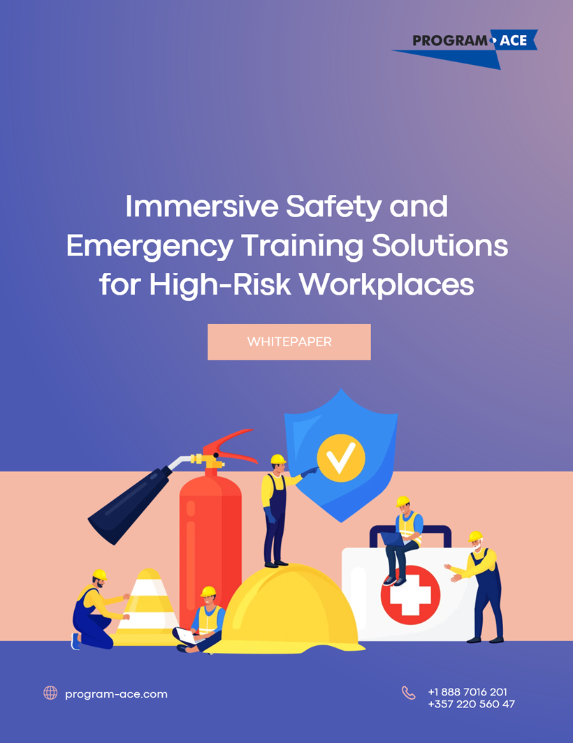 Immersive safety and emergency training for high-risk workplaces