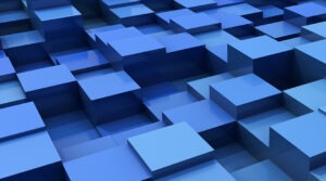Unity development company abstract 3d blocks background preview